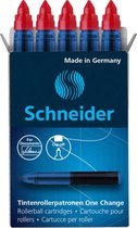 Schneider navulling rollerball - One Change - doosje a 5 stuks - rood - S-185402
