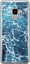 Samsung Galaxy S9 hoesje siliconen - Oceaan - Soft Case Telefoonhoesje - Natuur - Blauw