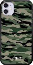 iPhone 11 Hoesje TPU Case - Woodland Camouflage #ffffff