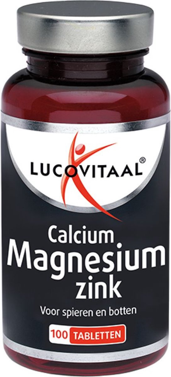 Lucovitaal Calcium Magnesium Zink Voedingssupplement - 100 tabletten |  bol.com
