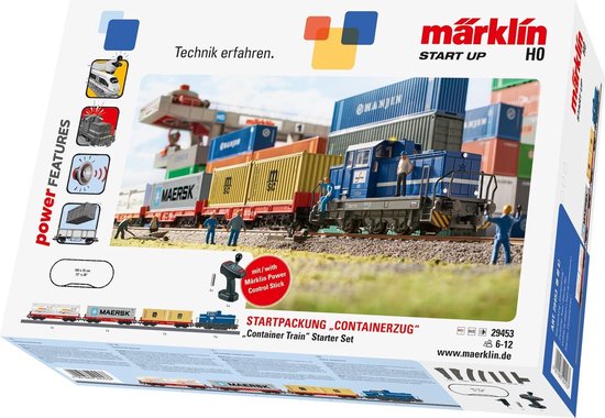 Puur vergelijking Vuil Marklin Treinset Containertrein H0 Junior 190 Cm 33-delig | bol.com