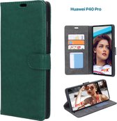 EmpX Telefoonhoesje - Book Case - Geschikt Voor Huawei P40 Pro - Groen