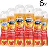 Durex Play Strawberry Glijmiddel - 6x50 ml - Aardbei