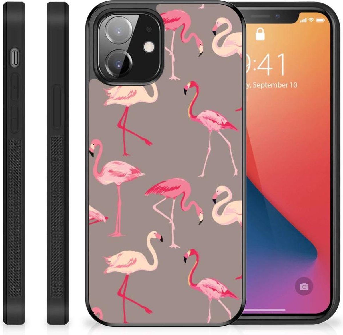 iPhone 12 Mini Back Cover Flamingo
