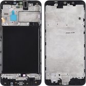 Let op type!! Front behuizing LCD frame bezel Plate voor Galaxy A10 (zwart)