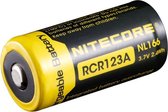 Nitecore Oplaadbare RCR123A Batterij 650mAh