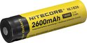 Nitecore NL1826 Oplaadbare 18650 Li-Ion batterij 2600mAh