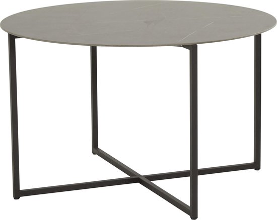 4SO Quatro tuintafel rond 120 cm met keramiek tafelblad | bol.com