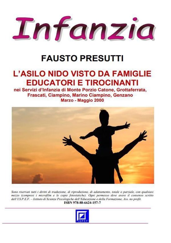 L'asilo nido visto dagli Educatori, Famiglie e Tirocinanti - cover
