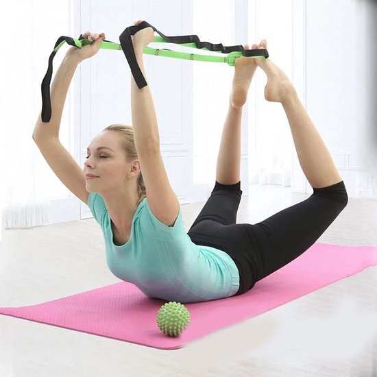 vernieuwen Kinderrijmpjes wonder Let op type!! JM-SZD multifunctionele katoenen yoga touw stretching riem  willekeurige... | bol.com