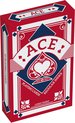 Afbeelding van het spelletje Ace Speelkaarten Linnen Structuur 5,6 X 8,7 Cm Rood 55-delig