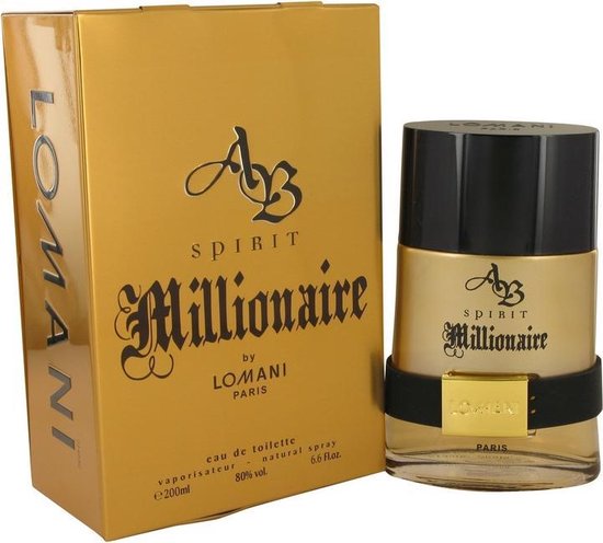 Lomani Spirit Millionaire Eau De Toilette Spray - Houtachtige geur voor dag en nacht - 200 ml