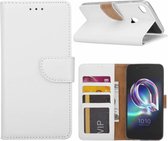 Alcatel A7 Portemonnee hoesje / book case Wit