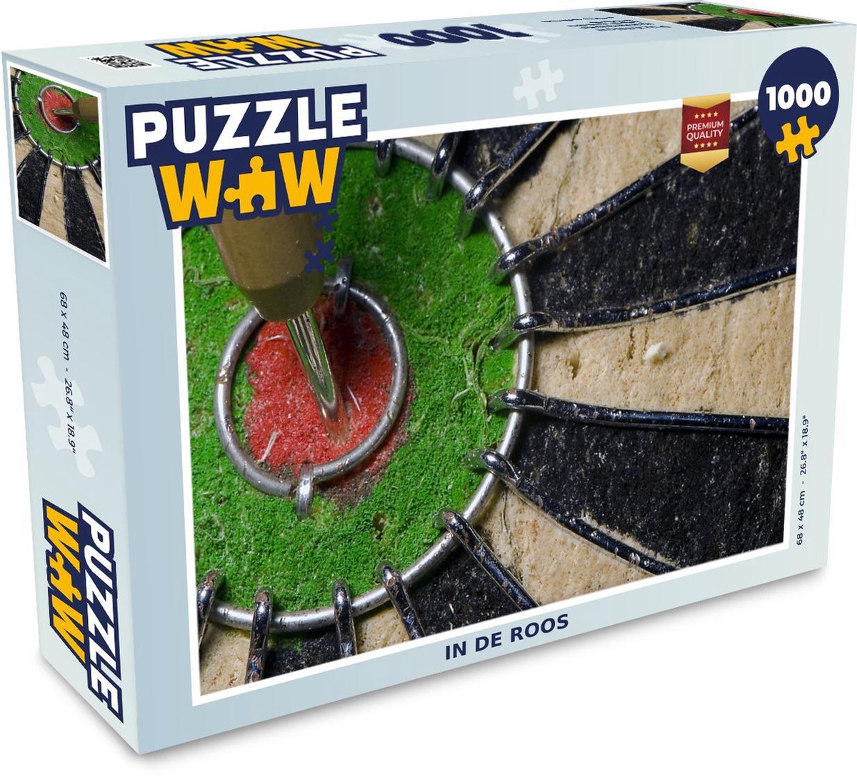 Puzzel 1000 stukjes volwassenen Darten 1000 stukjes - In de roos - PuzzleWow heeft +100000 puzzels