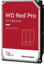 WD Red Pro NAS Hard Drive WD161KFGX - Vaste schijf - 16 TB - intern - 3.5" - SATA 6Gb/s - 7200 tpm -buffer: 512 MB
