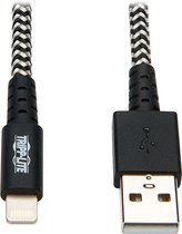 Tripp-Lite M100-010-HD Heavy-Duty USB Sync/Charge Cable with Lightning Connector, 10 ft. (3 m) TrippLite
