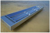 High Power Heater coated RVS zwart, 4500W loods / bedrijfhal verwarming