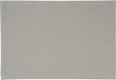 6x Rechthoekige placemats taupe stof 30 x 43 cm - Wasbare placemats/onderleggers - Keukenbenodigdheden - Tafeldecoratie