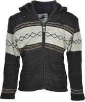 Pure Wool herenvest WJK-1313 - antraciet - XL