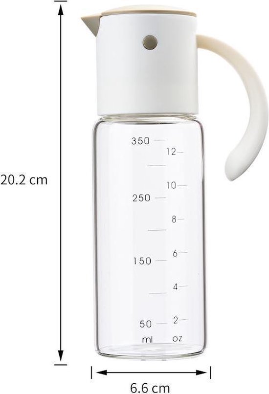 Retorno schenktuit voor olijfolie, likeurschenktuit met automatisch draaien, verzwaarde schenktuit van roestvrij staal voor likeur, koffiesiroop, olie, azijn, keuken, bar