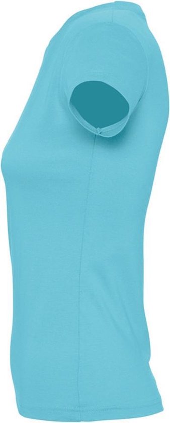 SOLS T-shirt à manches courtes pour femmes / femmes Imperial Heavy (Blauw Atoll)