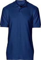 Gildan Softstyle Heren Korte Mouw Dubbel Pique-Pique Poloshirt (Marine)