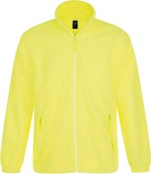 SOLS Heren North Full Zip Outdoor Fleece Jacket (Neon geel)