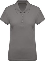 Kariban Dames/dames Organic Pique Polo Shirt (Stormgrijs)