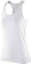 Spiro Dames/dames Softex Stretch Fitness Mouwloze Vest Top (Wit)