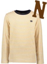 Seven-One-Seven Jongens sweaters Seven-One-Seven Timmy Ribstripe sweater Golden Spice 110/116