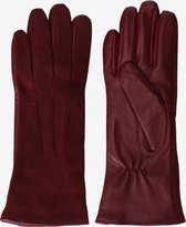 Sissy-Boy - Donkerrode handschoenen leer/suède - M