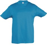 SOLS Kinderregent T-Shirt met korte mouwen (Aqua)