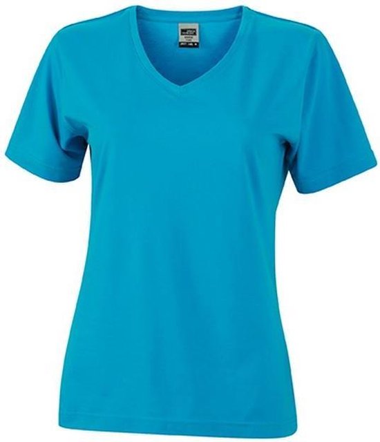 Turquoise t shirt dames hotsell