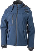 James and Nicholson Dames/dames Winter Softshell Jacket (Marine)