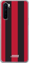 OnePlus Nord Hoesje Transparant TPU Case - AC Milan #ffffff