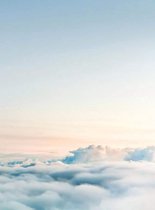 Fotobehang - Over the Clouds 192x260cm - Vliesbehang