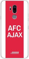 LG G7 ThinQ Hoesje Transparant TPU Case - AFC Ajax - met opdruk #ffffff