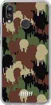 Huawei P20 Lite (2018) Hoesje Transparant TPU Case - Graffiti Camouflage #ffffff