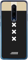 OnePlus 7 Pro Hoesje Transparant TPU Case - AFC Ajax Uitshirt 2018-2019 #ffffff