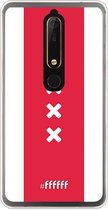 Nokia 6 (2018) Hoesje Transparant TPU Case - AFC Ajax Amsterdam1 #ffffff