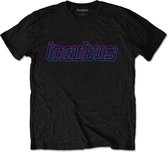 Incubus Heren Tshirt -XL- Trippy Neon Zwart