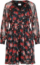 Vibrookly L/s Dress/dc/su 14060927 Black/flower Jester