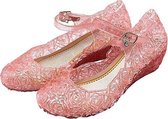 Prinsessen schoenen roze - Elsa / Anna schoenen maat 37 (valt als maat 35) - voor bij je Elsa jurk