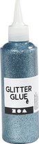 Glitterlijm. lichtblauw. 118 ml/ 1 fles