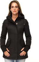 Versano Rani N Parka Dames Winterjas 4XL - Zwart