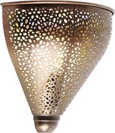 QAZQA maruf,sinbad,zayn - Oosterse Wandlamp voor binnen - 1 lichts - D 11.5 cm - Brons -  Woonkamer | Slaapkamer