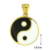 Blinx Jewels Stalen Hanger Yin Yang