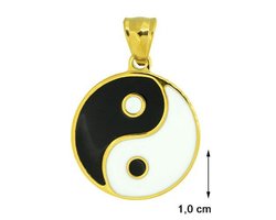 Blinx Jewels Stalen Hanger Yin Yang