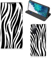 Smartphone Hoesje Geschikt voor Samsung Galaxy S20 FE Beschermhoesje Zebra