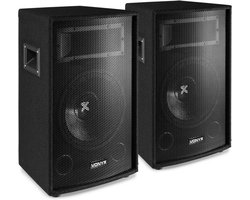 Speakers - Vonyx SL10 speakerset - Set van twee 10'' boxen van 500W (setvermogen 1000W maximaal)